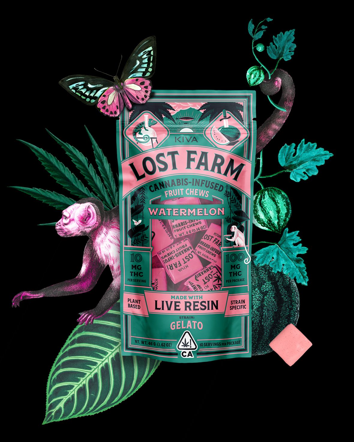Lost Farm: Watermelon Gelato Chews