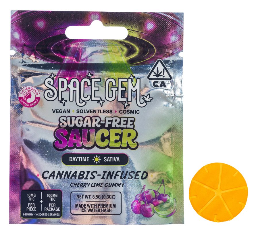 Space Gem: Cherry Lime - Free Saucer