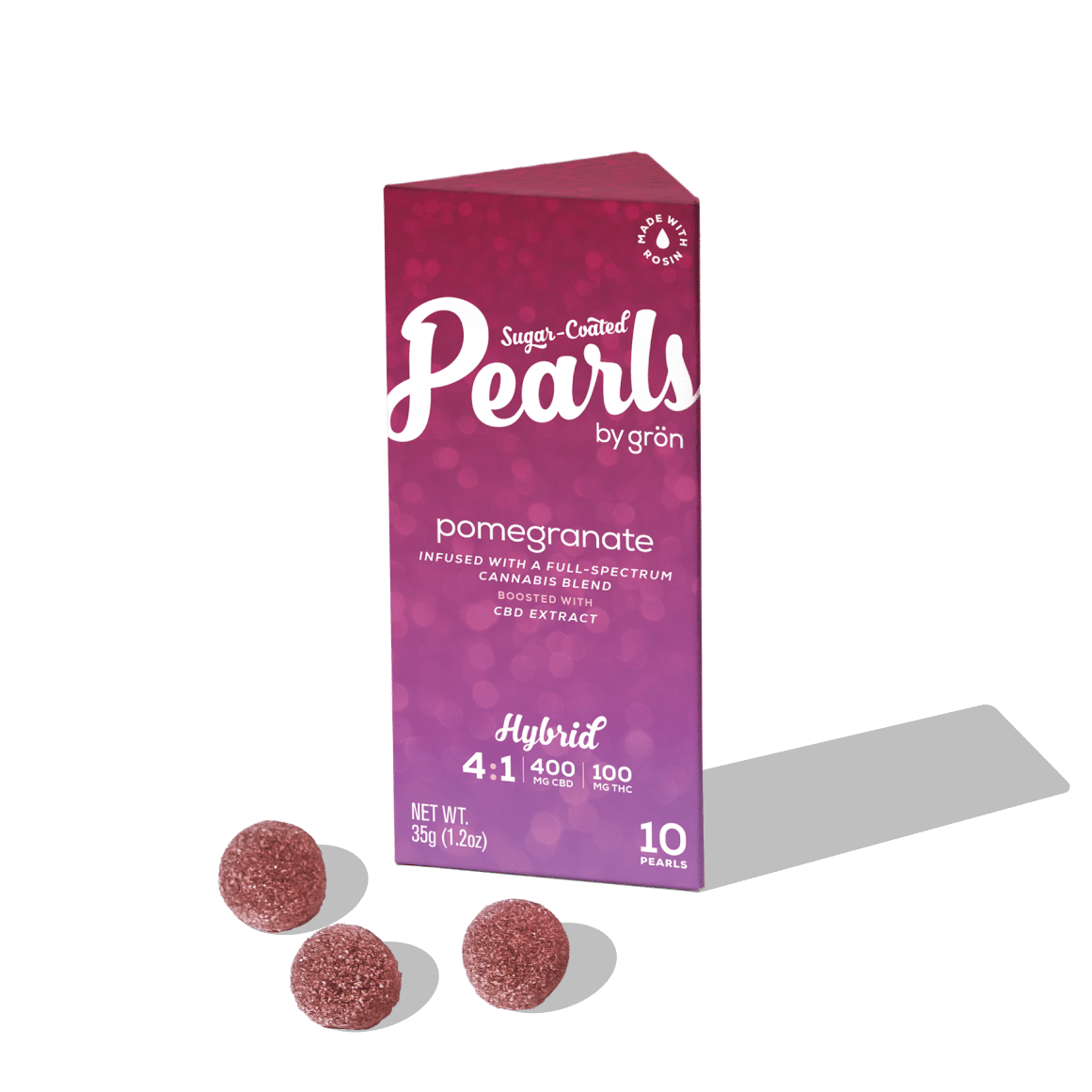 Grön: Pomegranate - Pearls