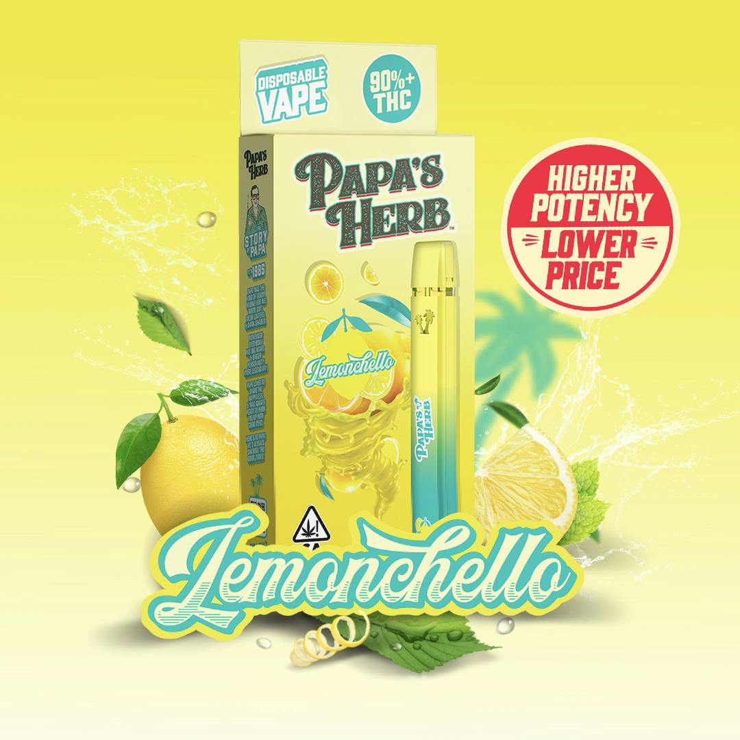 Papa's Herb: LEMONCHELLO 1G DISPOSABLE