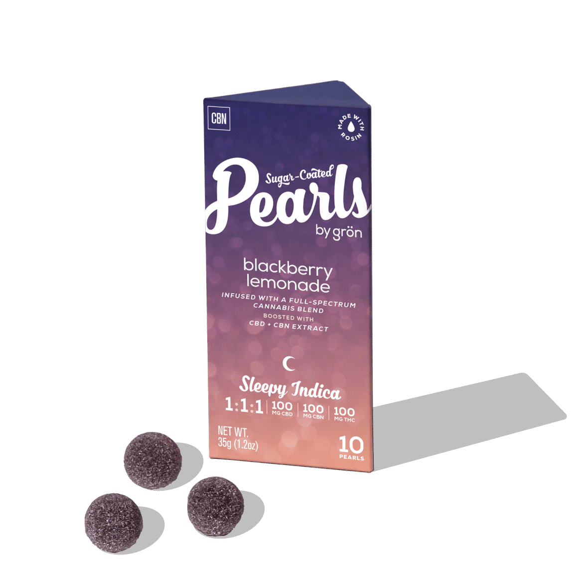 Grön: Blackberry Lemonade Pearls