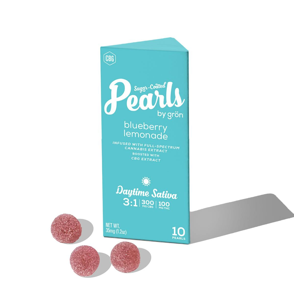 Grön: Blueberry Lemonade - Pearls