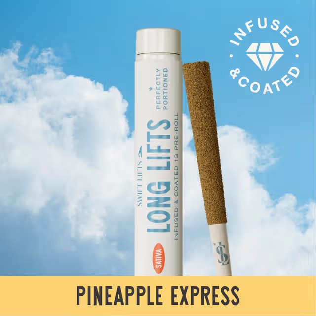 SWIFT LIFTS - LONG LIFTS PINEAPPLE EXPRESS 1G INFUSED & KIEF