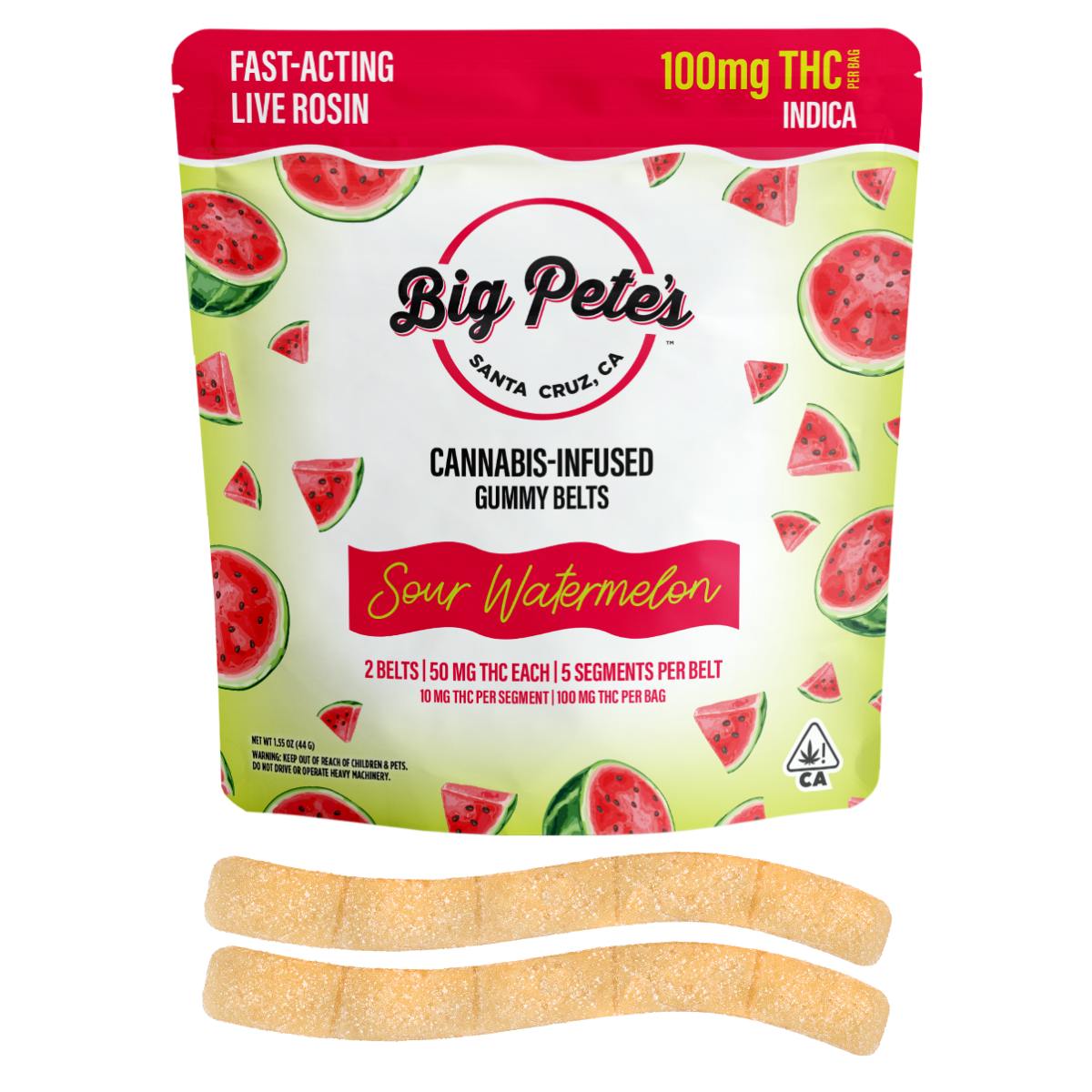 Big Pete's Treats: Sour Watermelon Belts