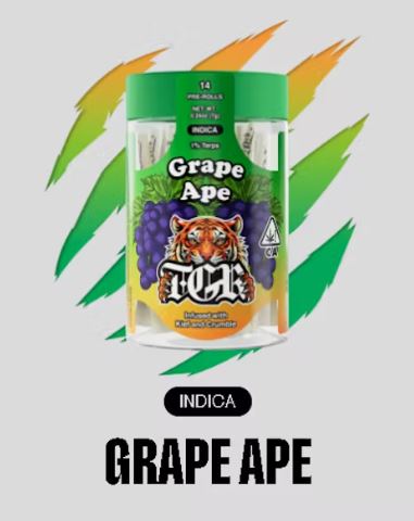 Grape Ape Infused Prerolls 14 Pk
