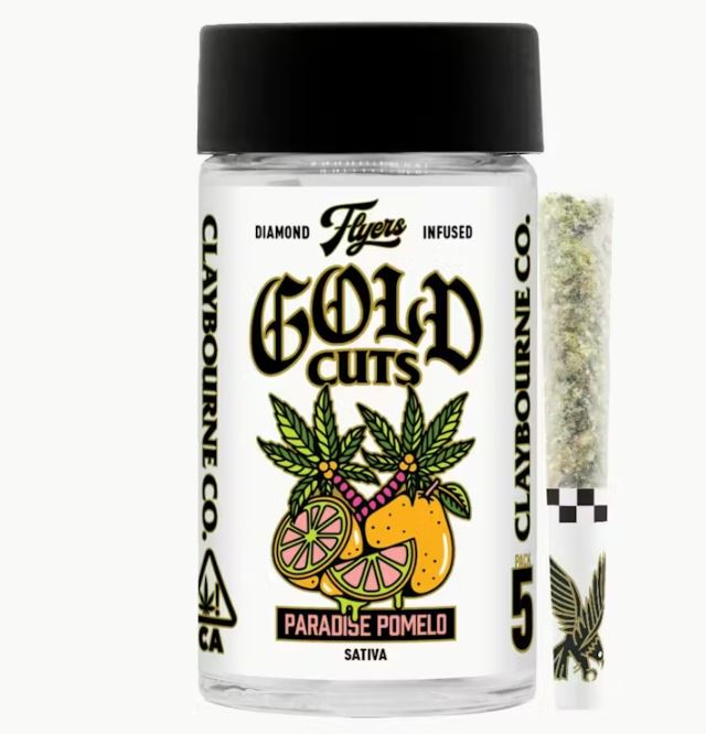 Pomelo Paradise Diamond Infused Prerolls 5pk