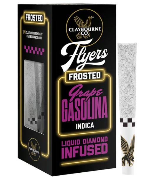 Grape Gasolina Frosted Infused Prerolls 5pk