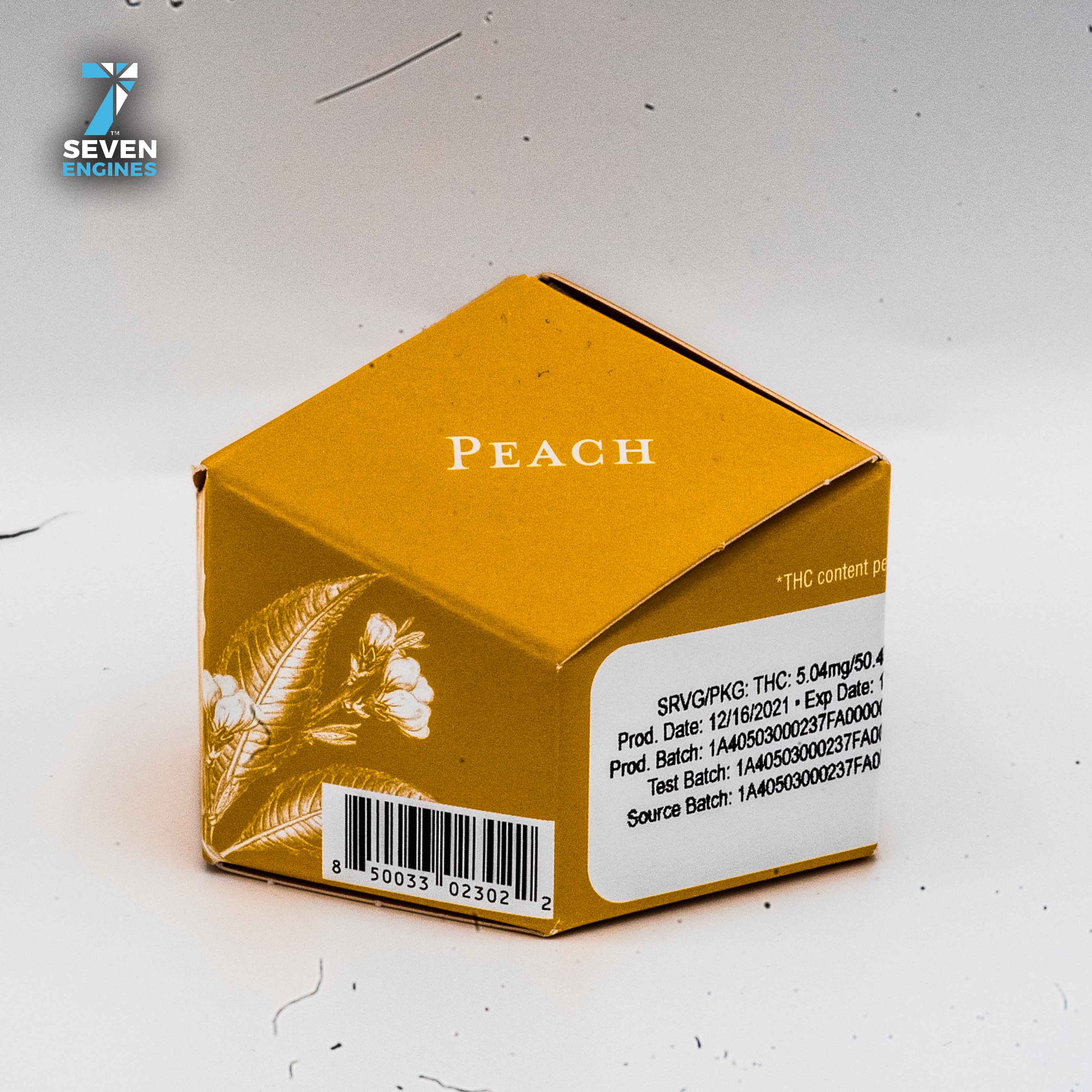 Peach Gummy 2:1 Cbd/thc