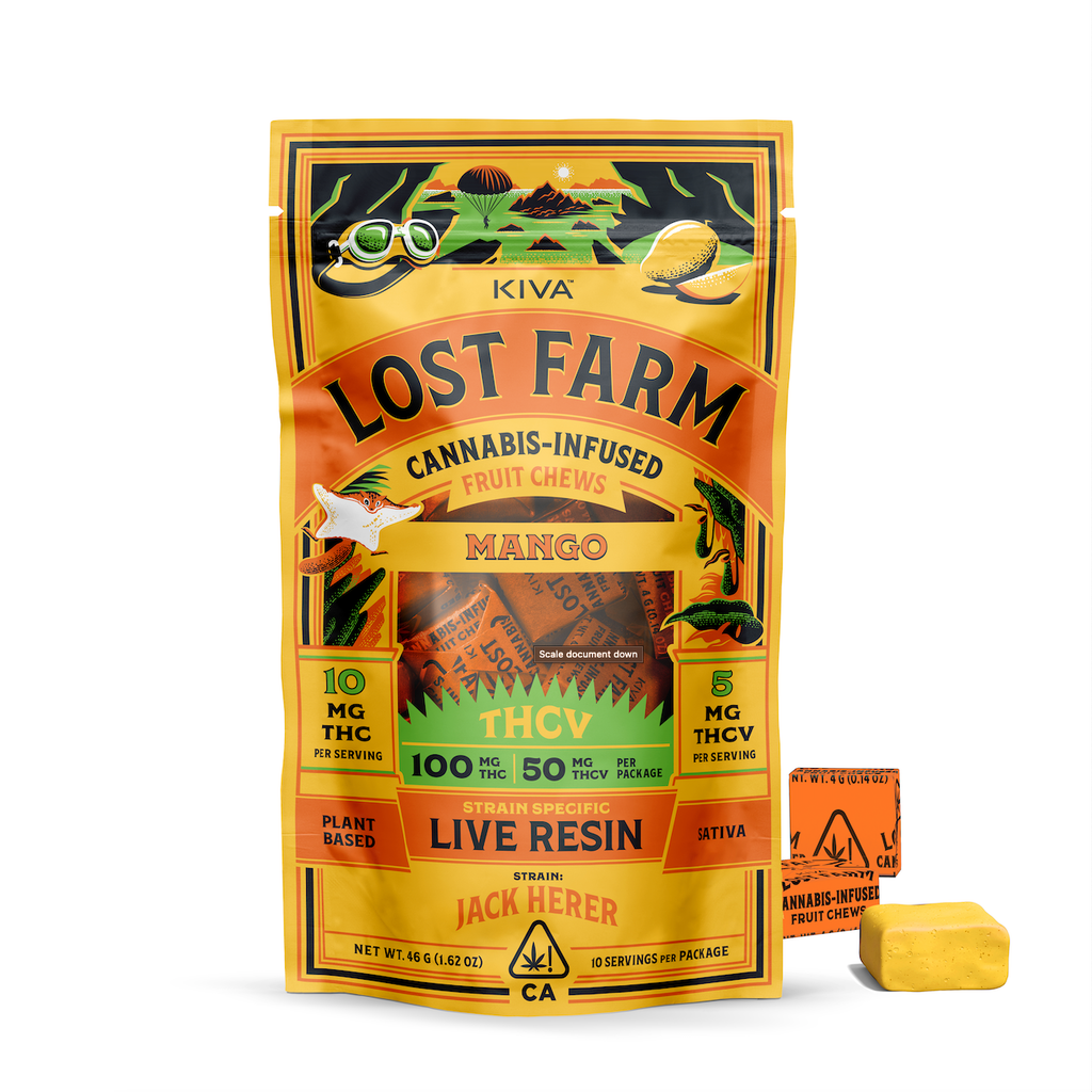 LOST FARMS - CHEWS - MANGO THCV 2:1 100MG