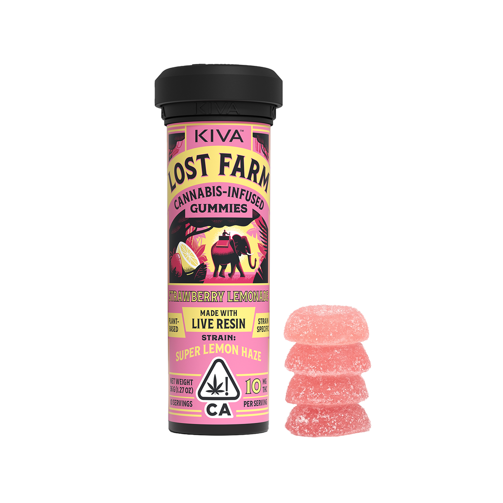 LOST FARMS - GUMMIES - STRAWBERRY LEMONADE 100MG
