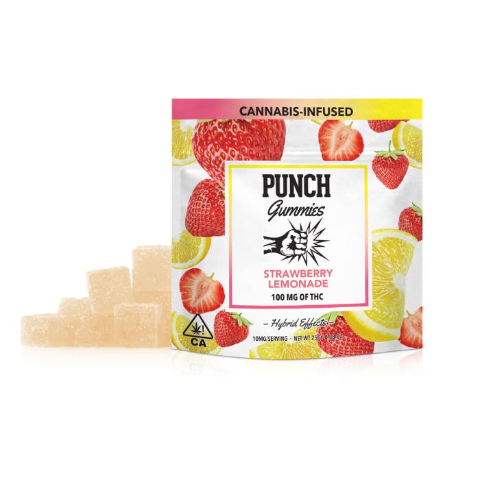 PUNCH GUMMIES - STRAWBERRY LEMONADE 100MG