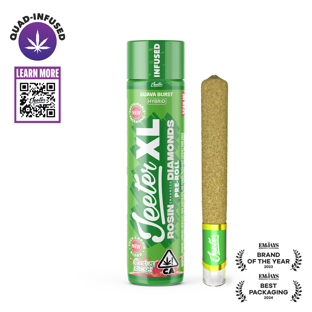 JEETER - QUAD INFUSED XL PREROLL - GUAVA BURST 2G - HYBRID | Order Cannabis  Online in SoCal