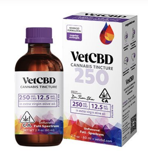 VETCBD - TINCTURE - 250MG 2OZ