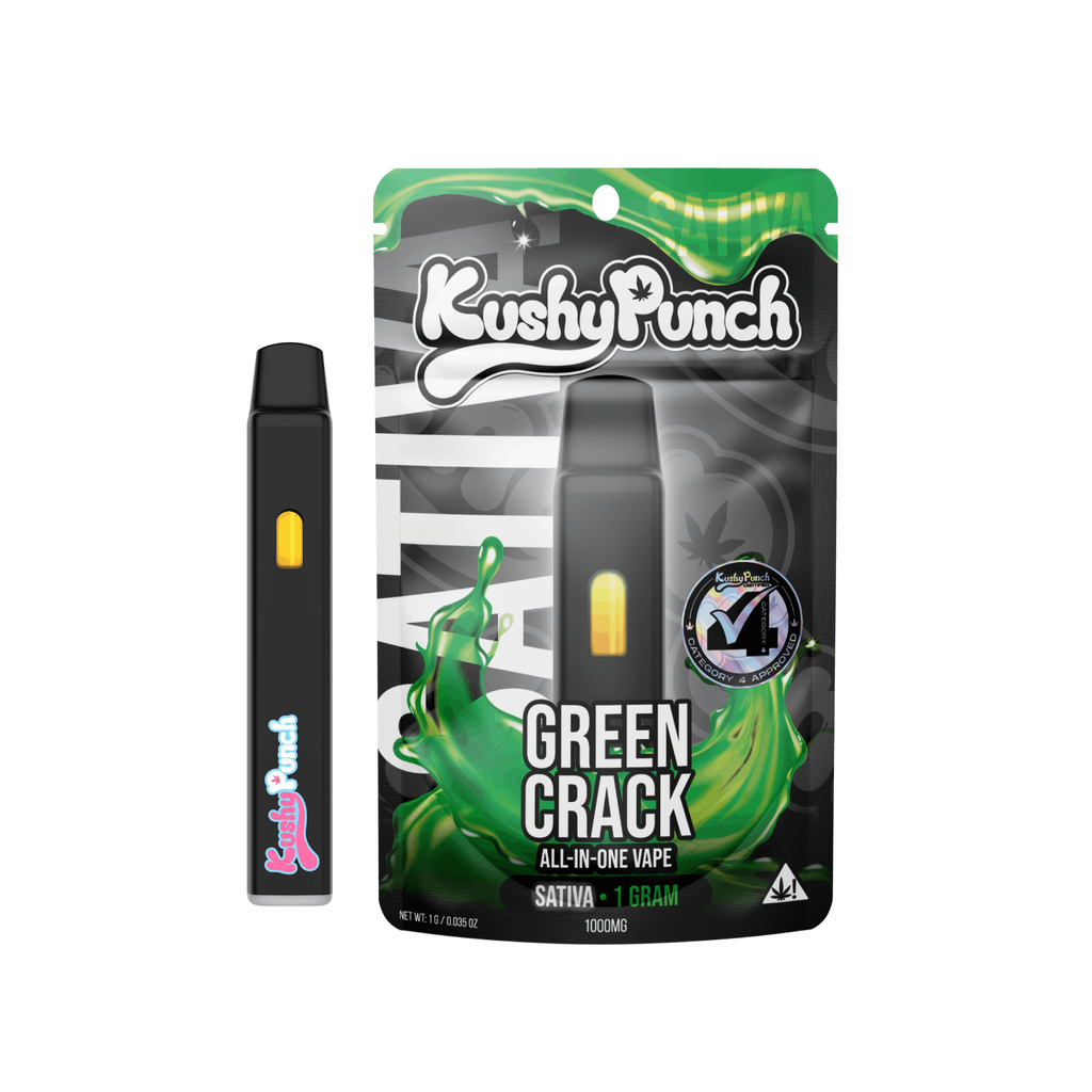 KUSHY PUNCH ALL-IN-ONE - GREEN CRACK 1G | Order Cannabis Online in SoCal