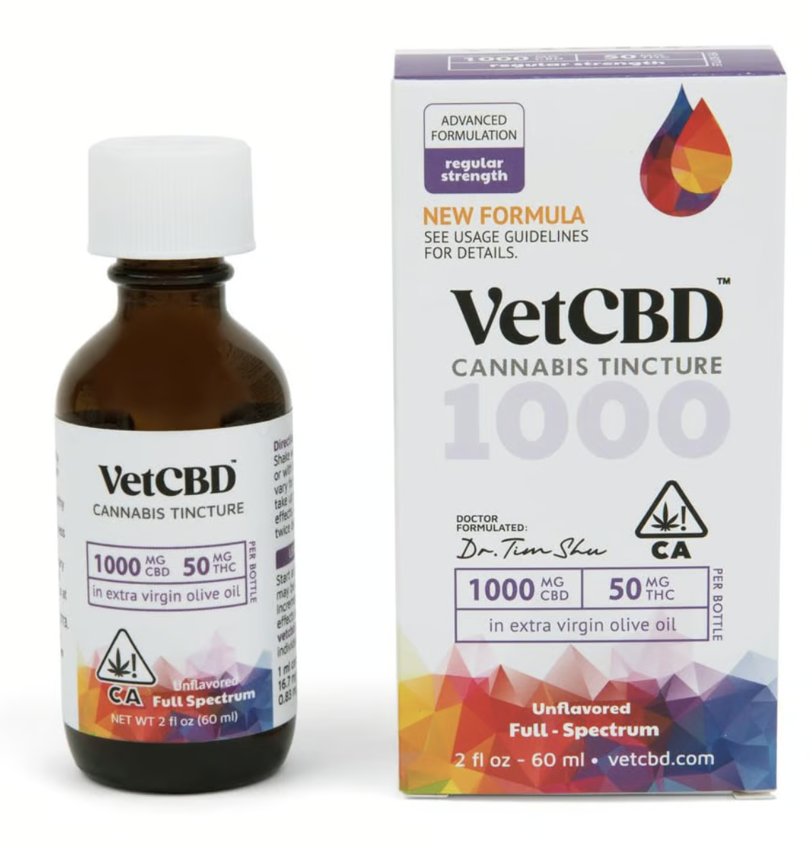 VETCBD - TINCTURE - 1000MG 2OZ