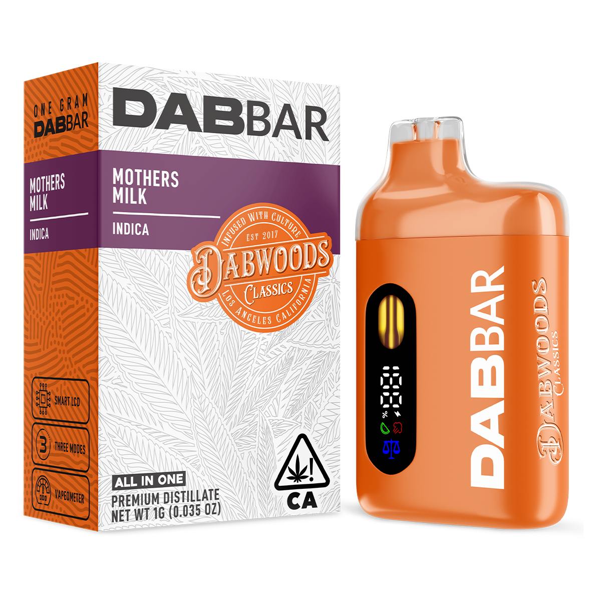 milk bar vape DABWOODS - CLASSIC DAB - MOTHERS 1G PUFF:25000 UWELL CALIBURN G3 Replacement Premium Vape Pod