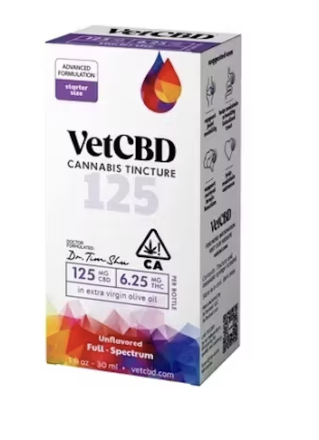 VETCBD - TINCTURE - 125MG 1OZ