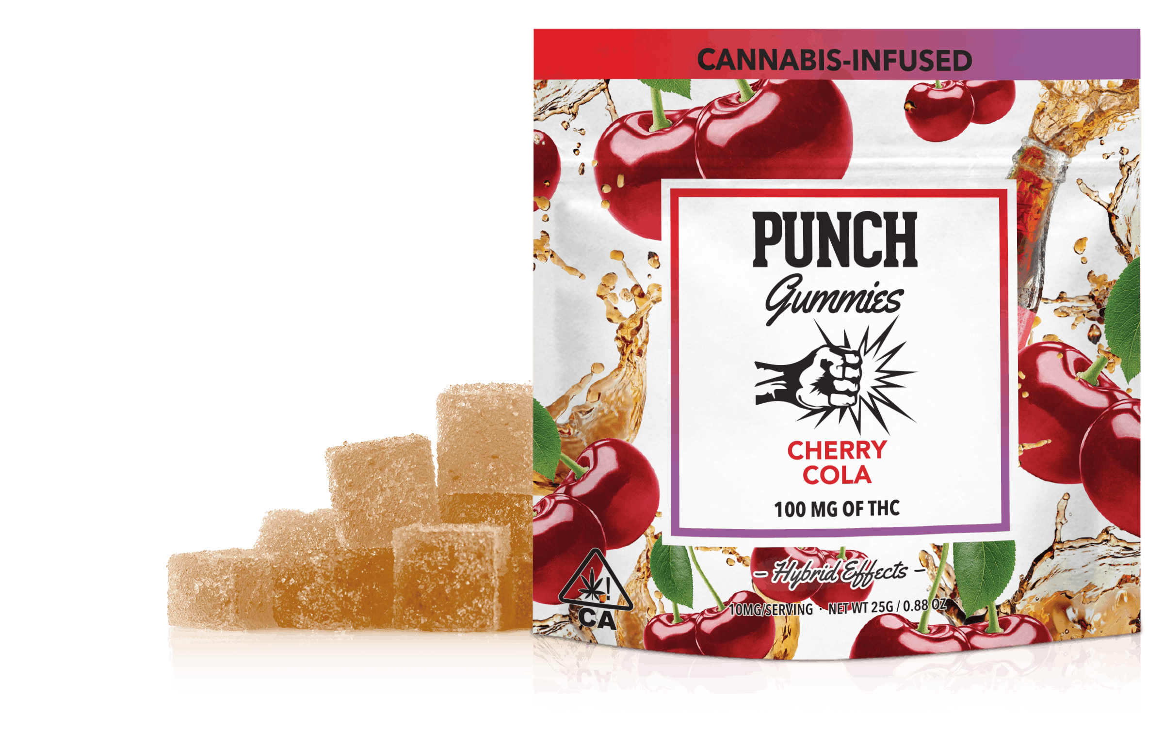 PUNCH GUMMIES - CHERRY COLA 100MG