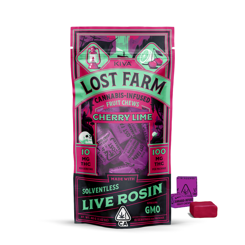 LOST FARMS - ROSIN CHEWS - CHERRY LIME 100MG
