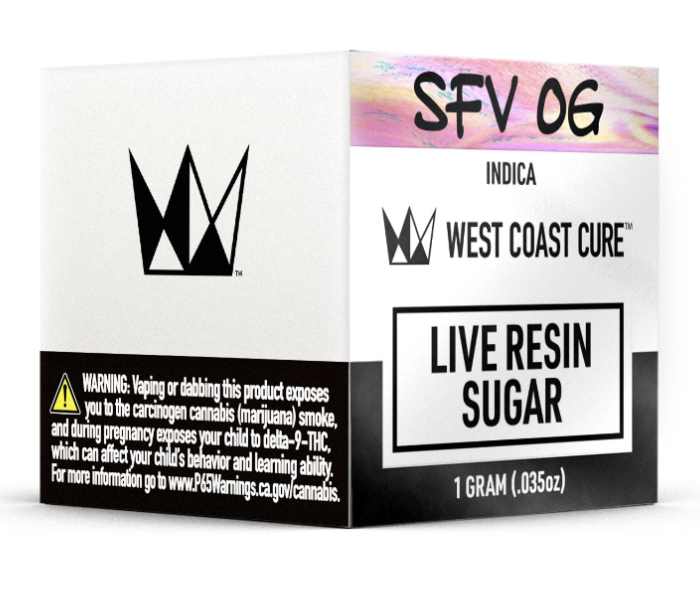 WEST COAST CURE - LIVE RESIN SUGAR - SFV OG 1G