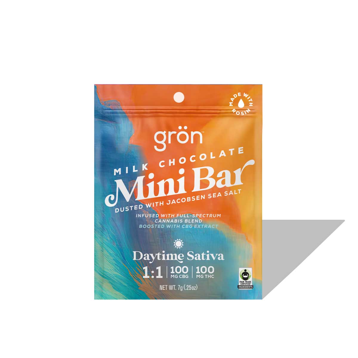 1:1 Milk Chocolate Mini Bar - Daytime Sativa - 100 mg