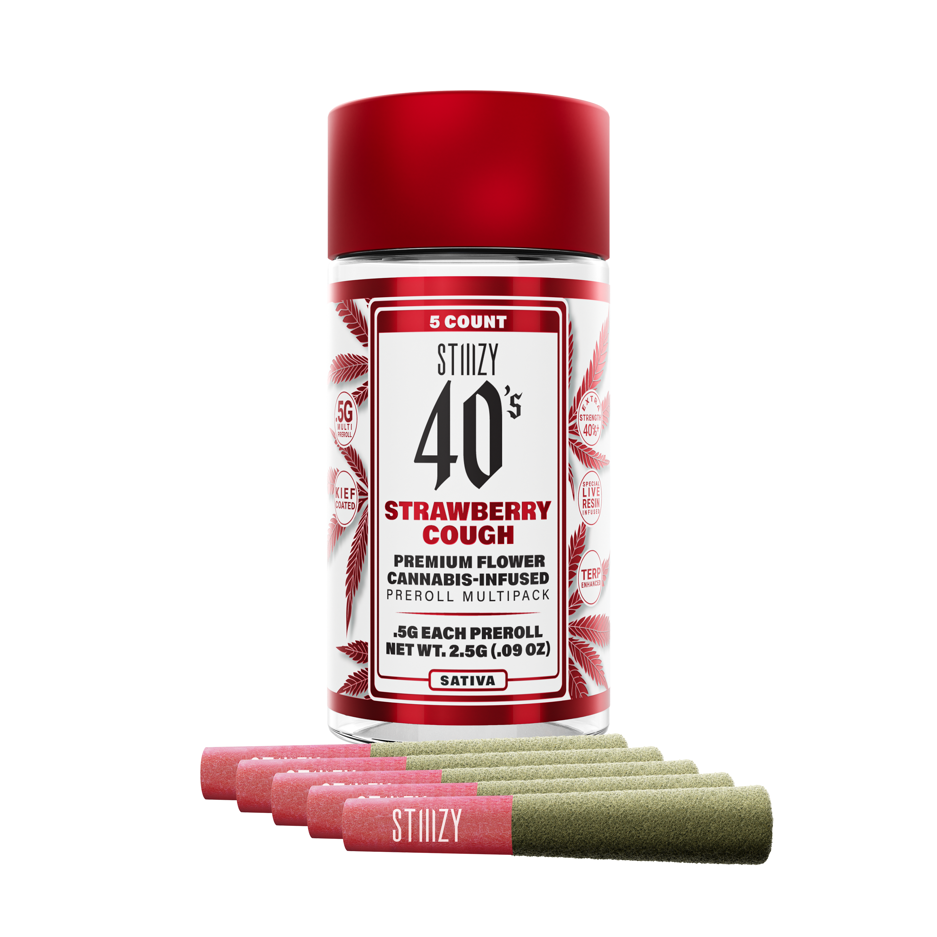 Strawberry Cough | 40's - 0.5 g - 5 Pack