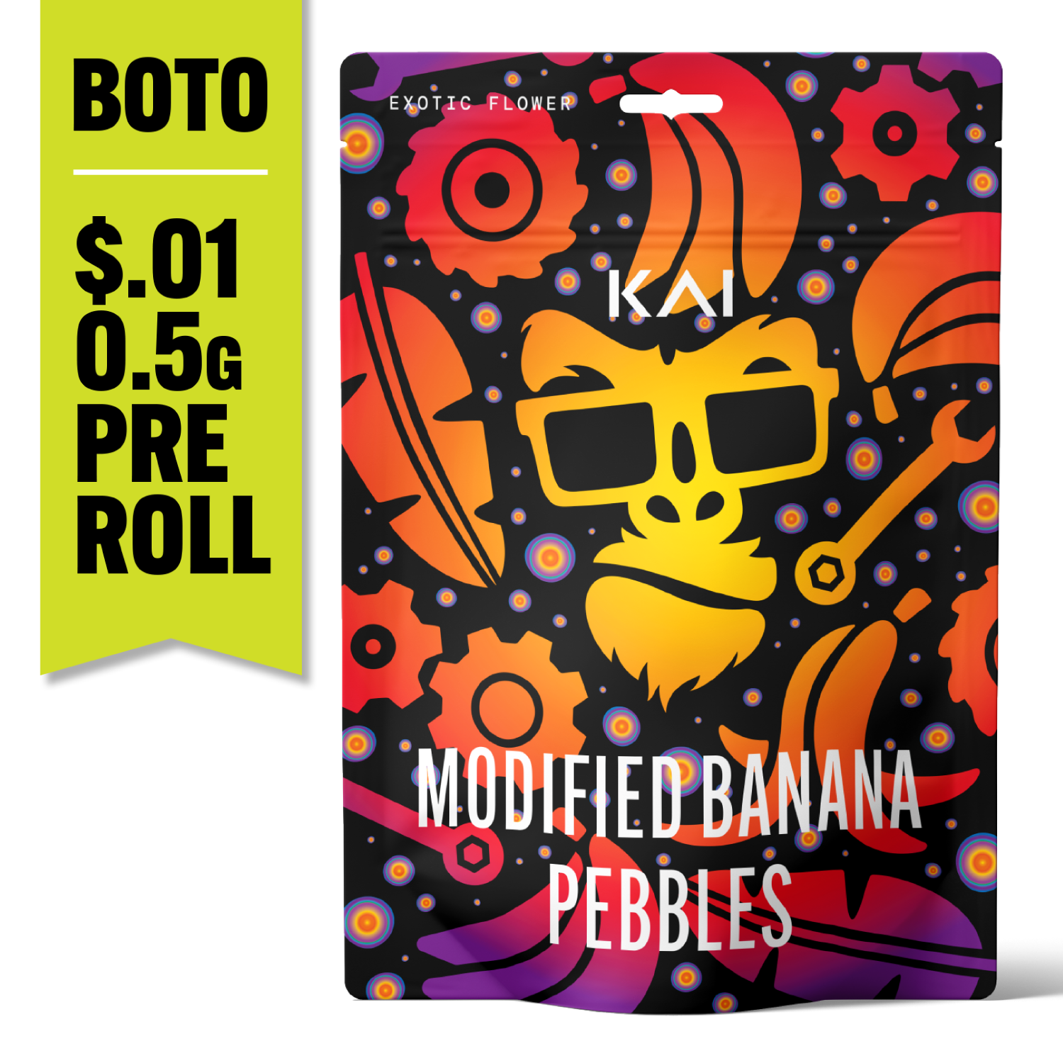 Modified Banana Pebbles - 3.5g