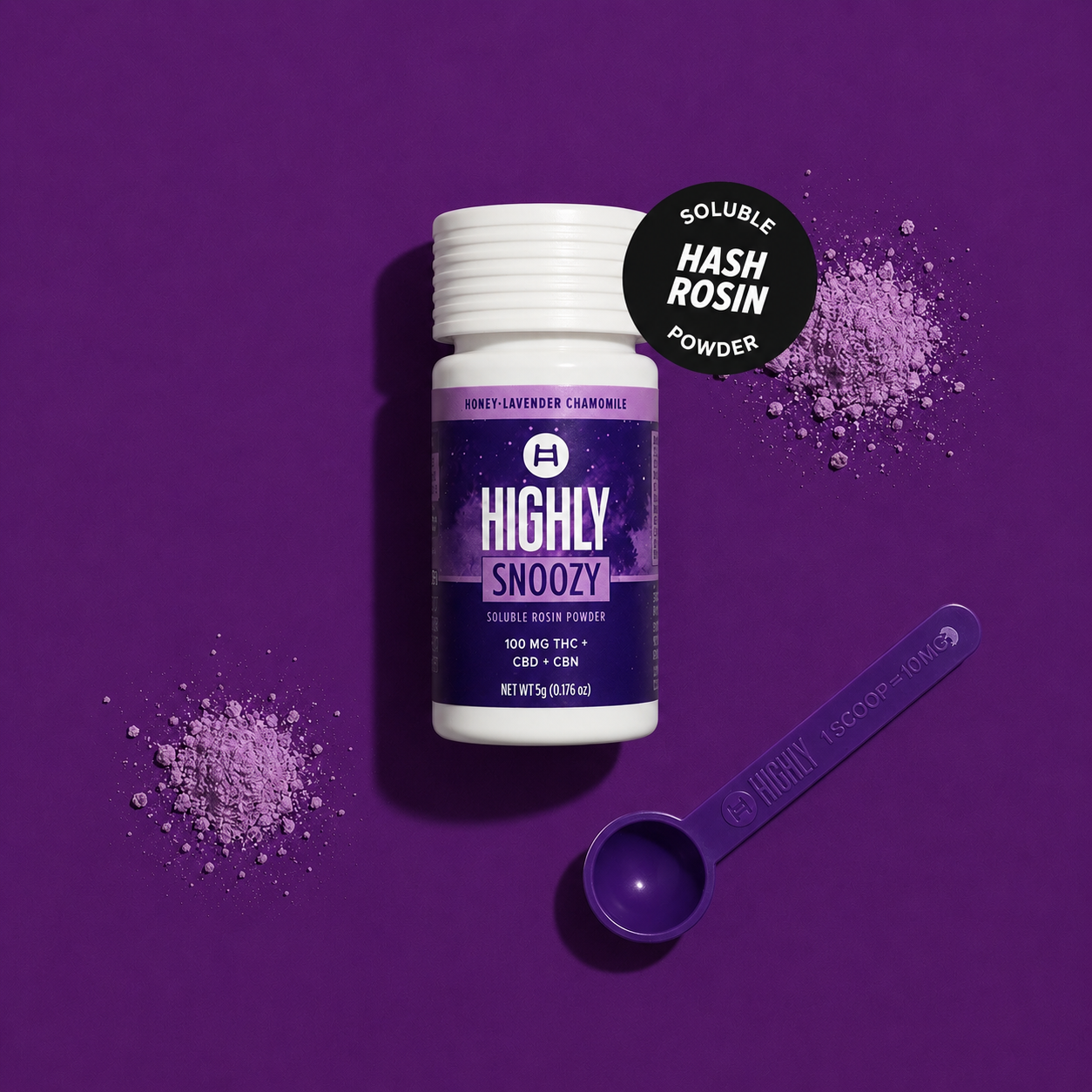Snoozy - Rosin Powder - Honey Lavender Chamomile - 100mg