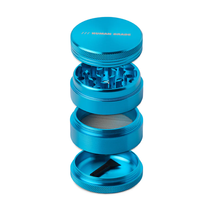 Grinder - 63mm - 4 Piece - Blue