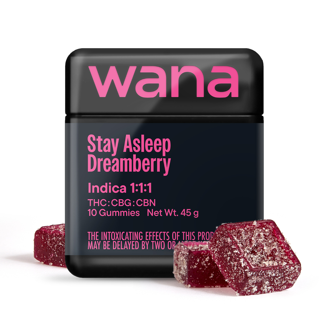 Stay Asleep Dreamberry 1:1:1 THC:CBG:CBN - 100mg 10pk
