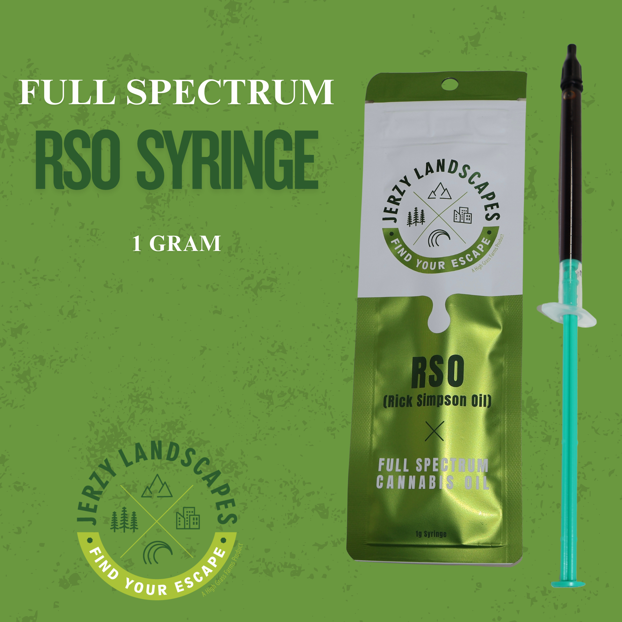 Indica RSO - 1g - Syringe 