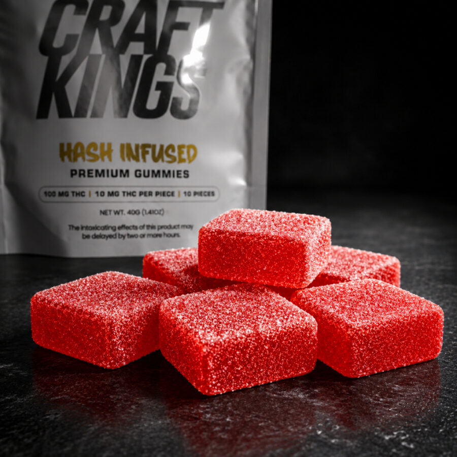 Strawberry - Hash Infused - 100mg - 10pk