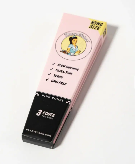 Blazy Susan - King Size 3pk Pink Cones