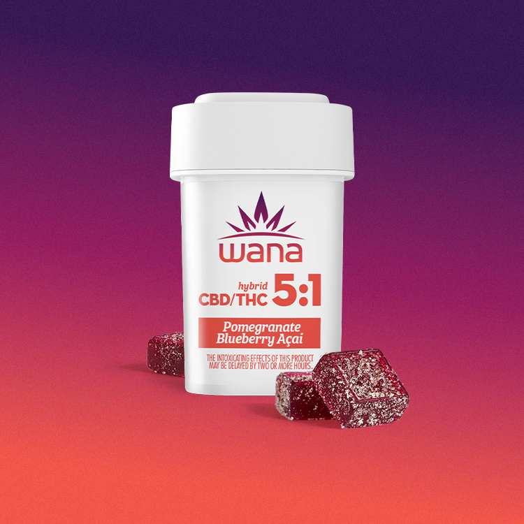 Pomegranate Blueberry Acai 5:1 (CBD:THC) - 100mg 20pk