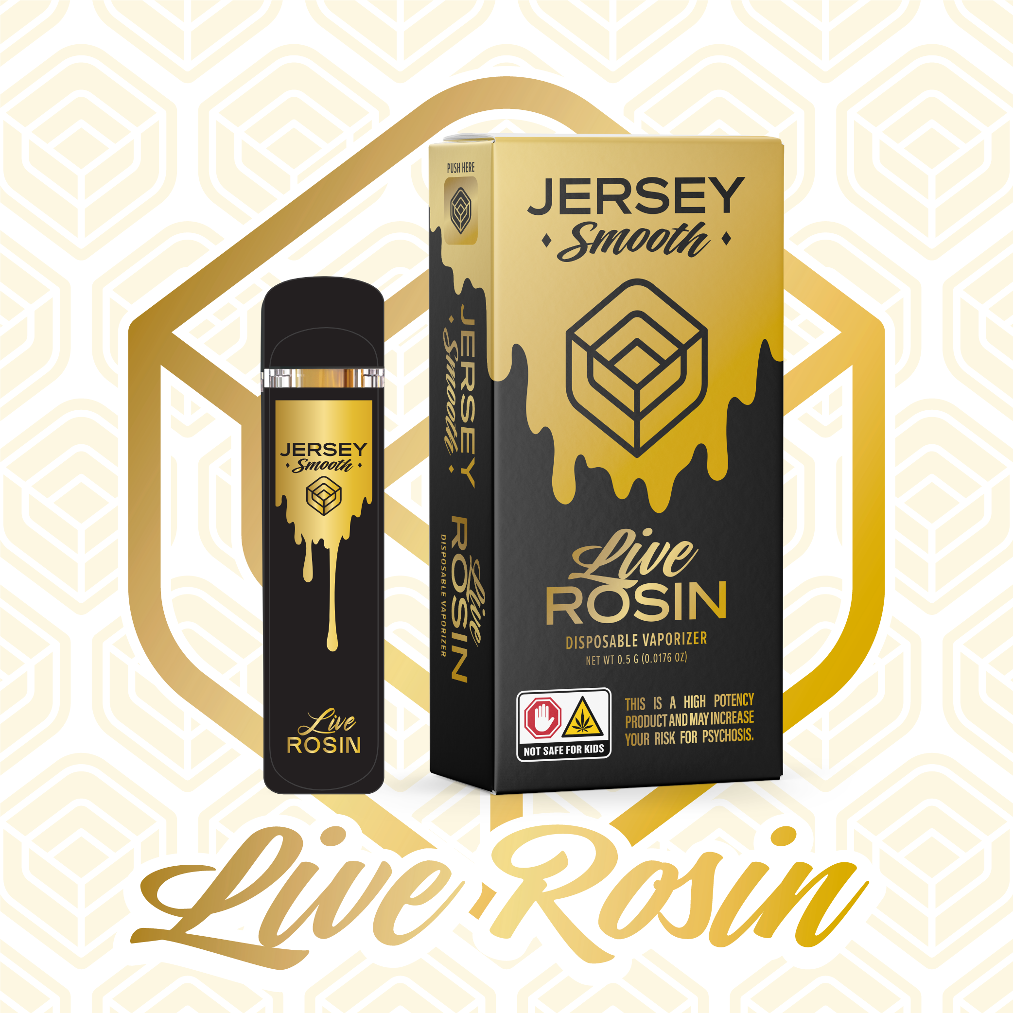 Strawberry Drip - Live Rosin - .5g - Disposable