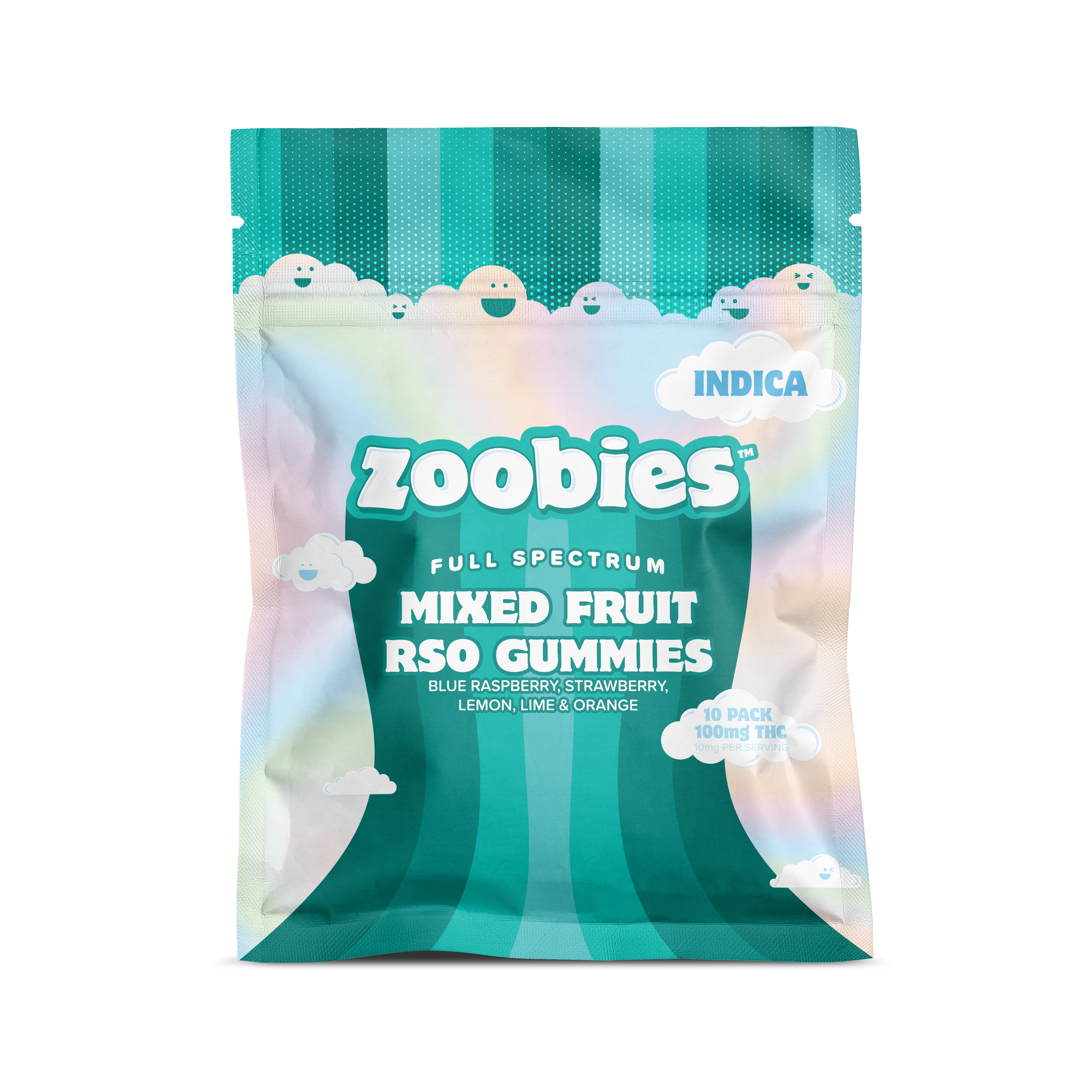 RSO Zoobies Indica - 100mg 10pk