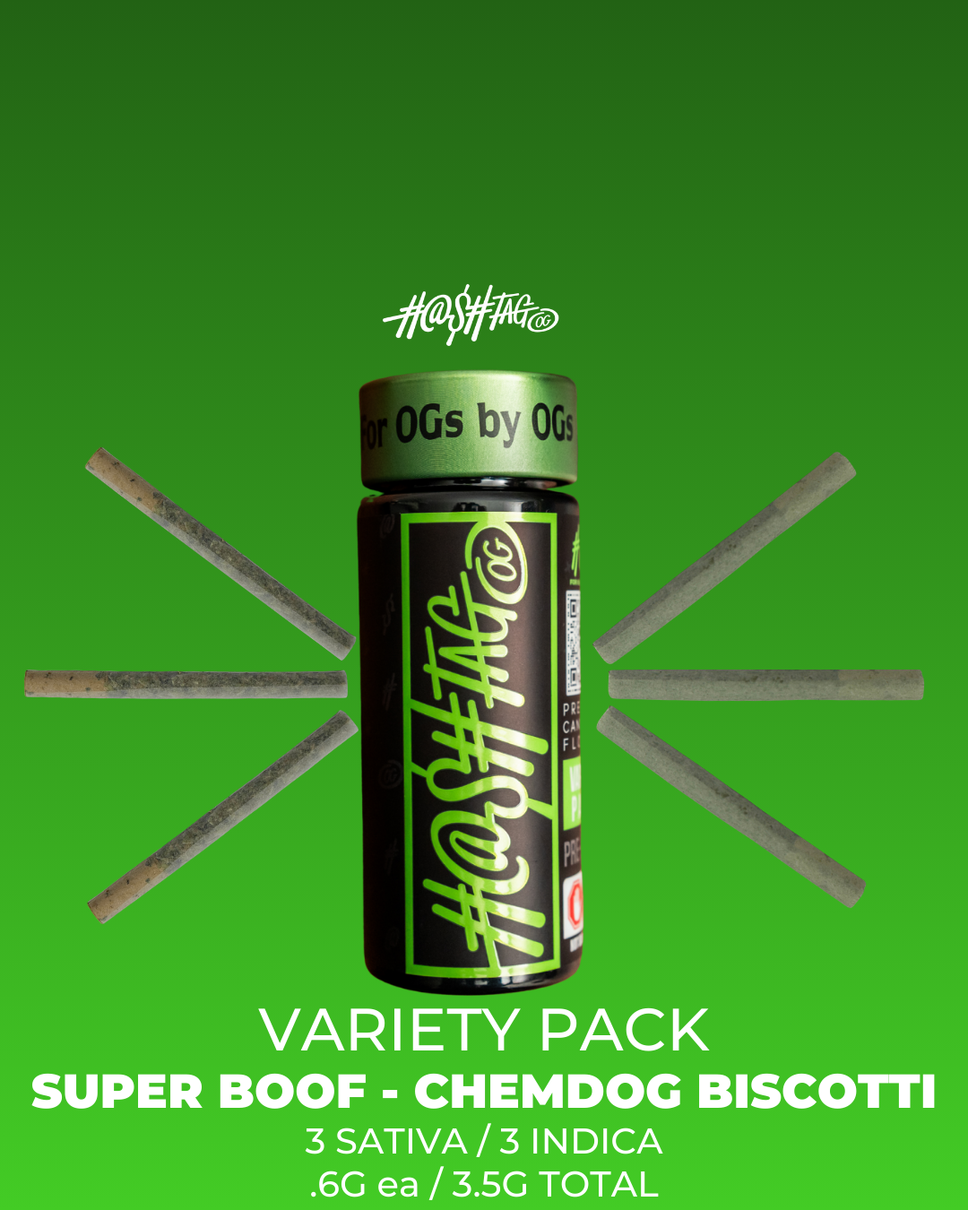 Super Boof x Chemdog Biscotti 891 - 3.5g - 6pk