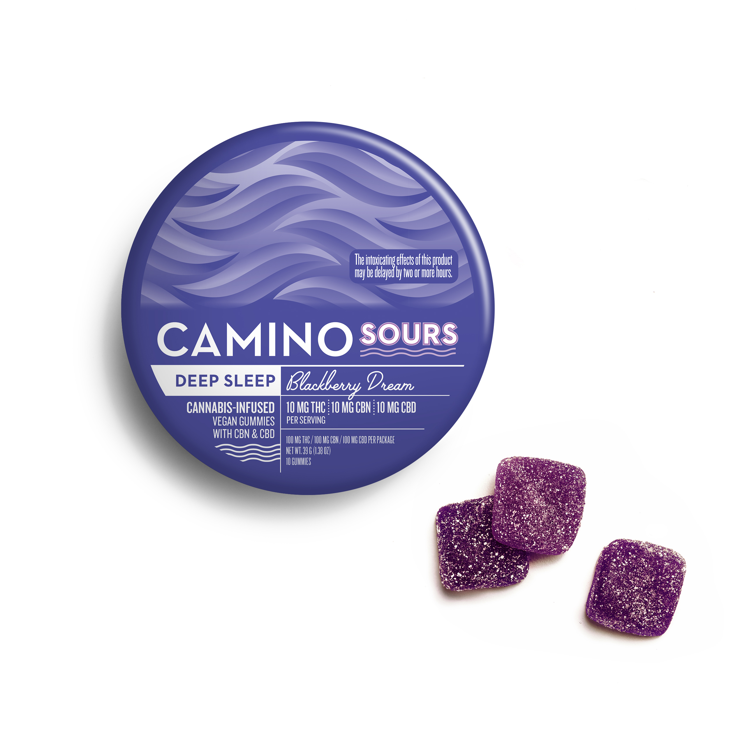 Blackberry Dream 1:1:1 (THC:CBN:CBD) - 100mg 10pk