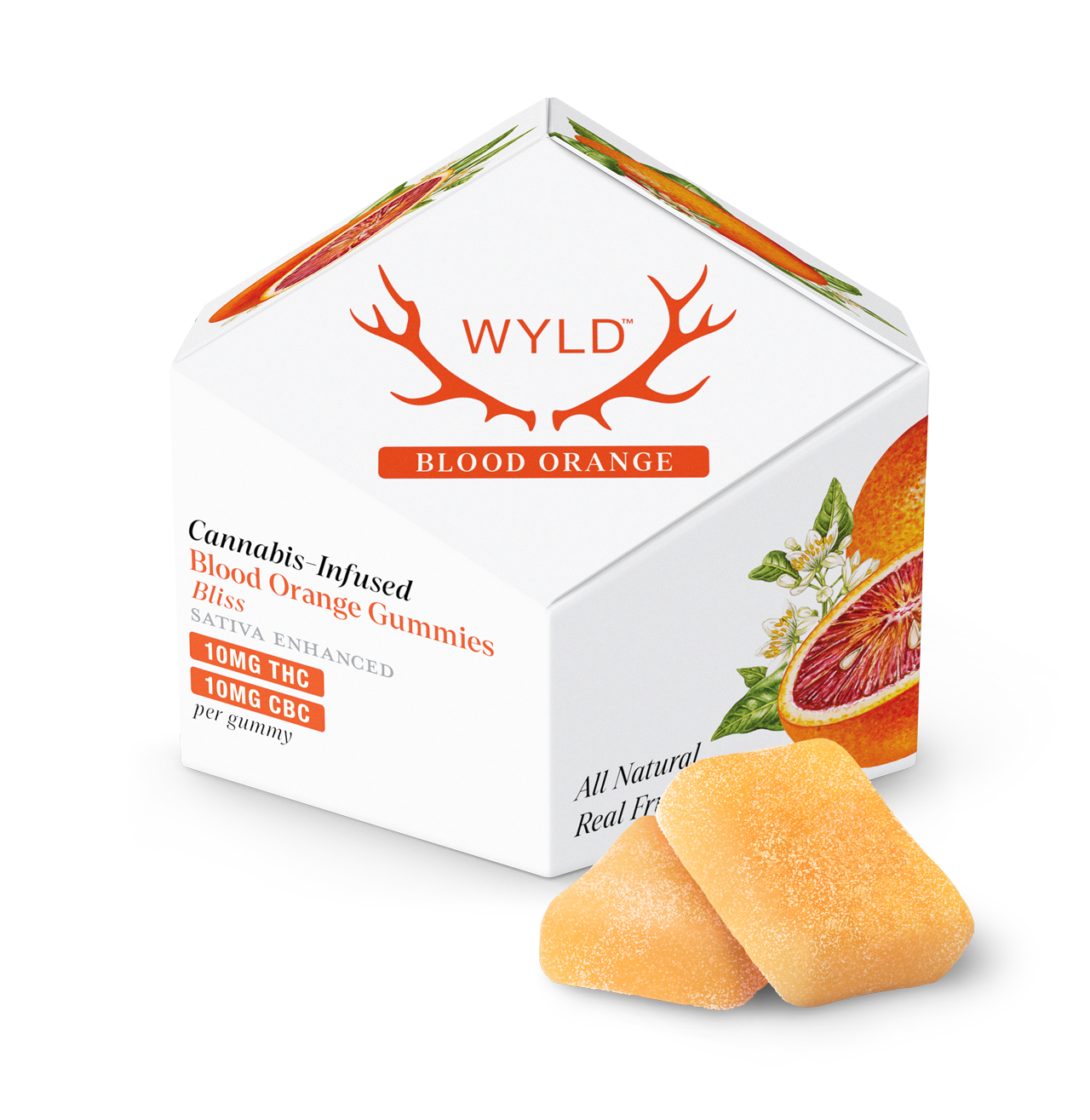 Blood Orange 1:1 (THC:CBC) - 100mg - 10pk