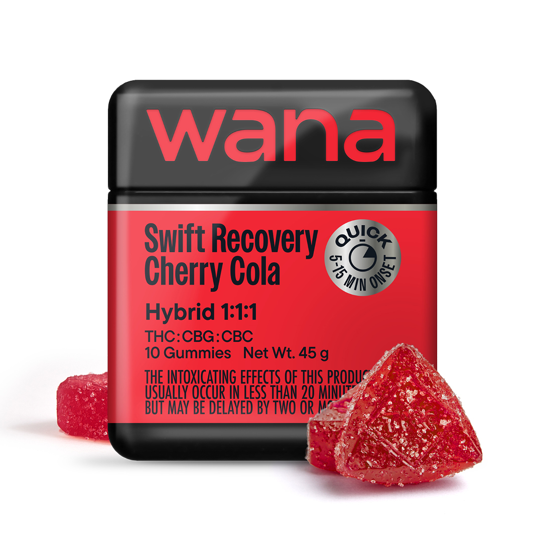 Swift Recovery Cherry Cola 1:1:1 THC:CBC:CBG - 100mg 10pk