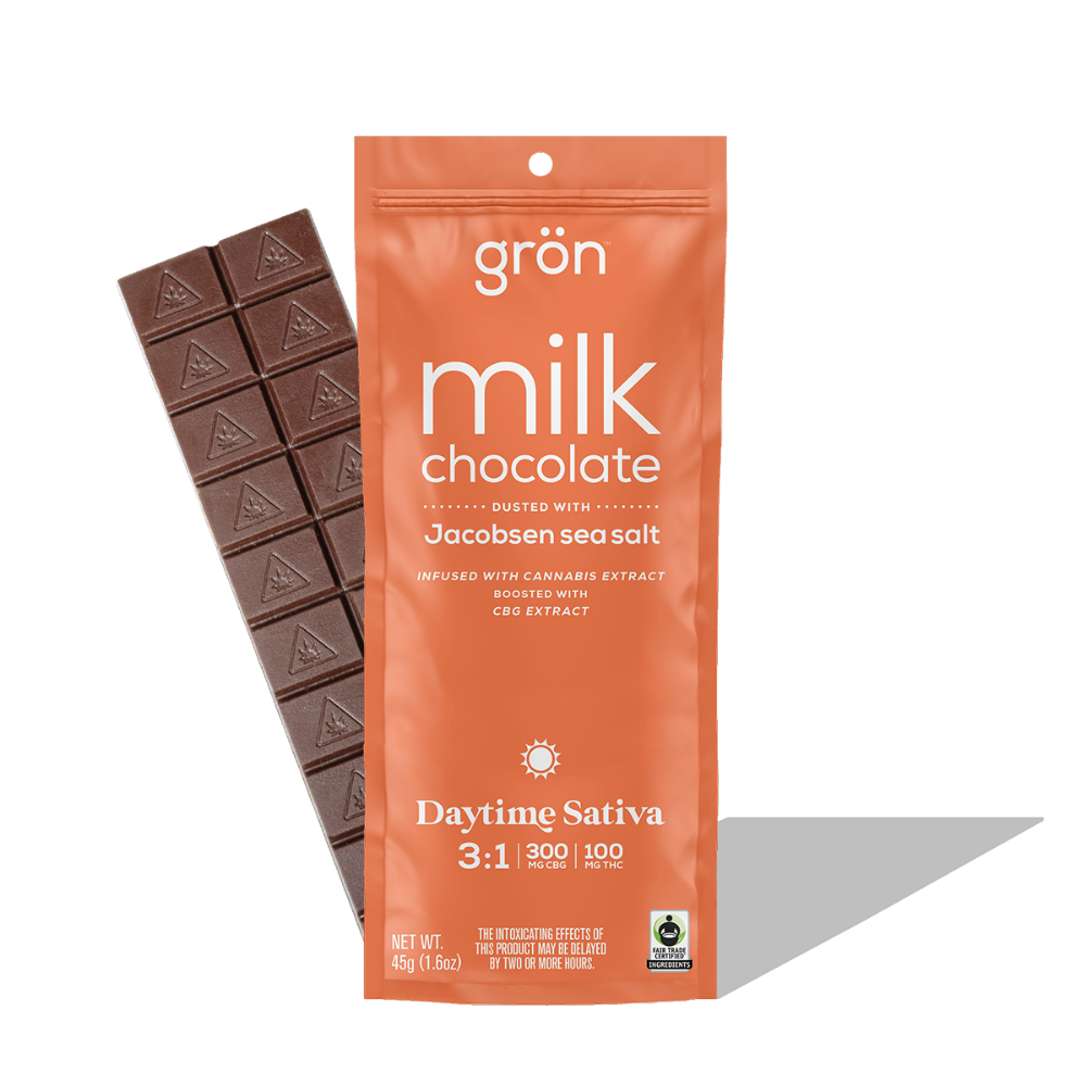 Milk Chocolate Sativa 3:1 CBG:THC - 100mg