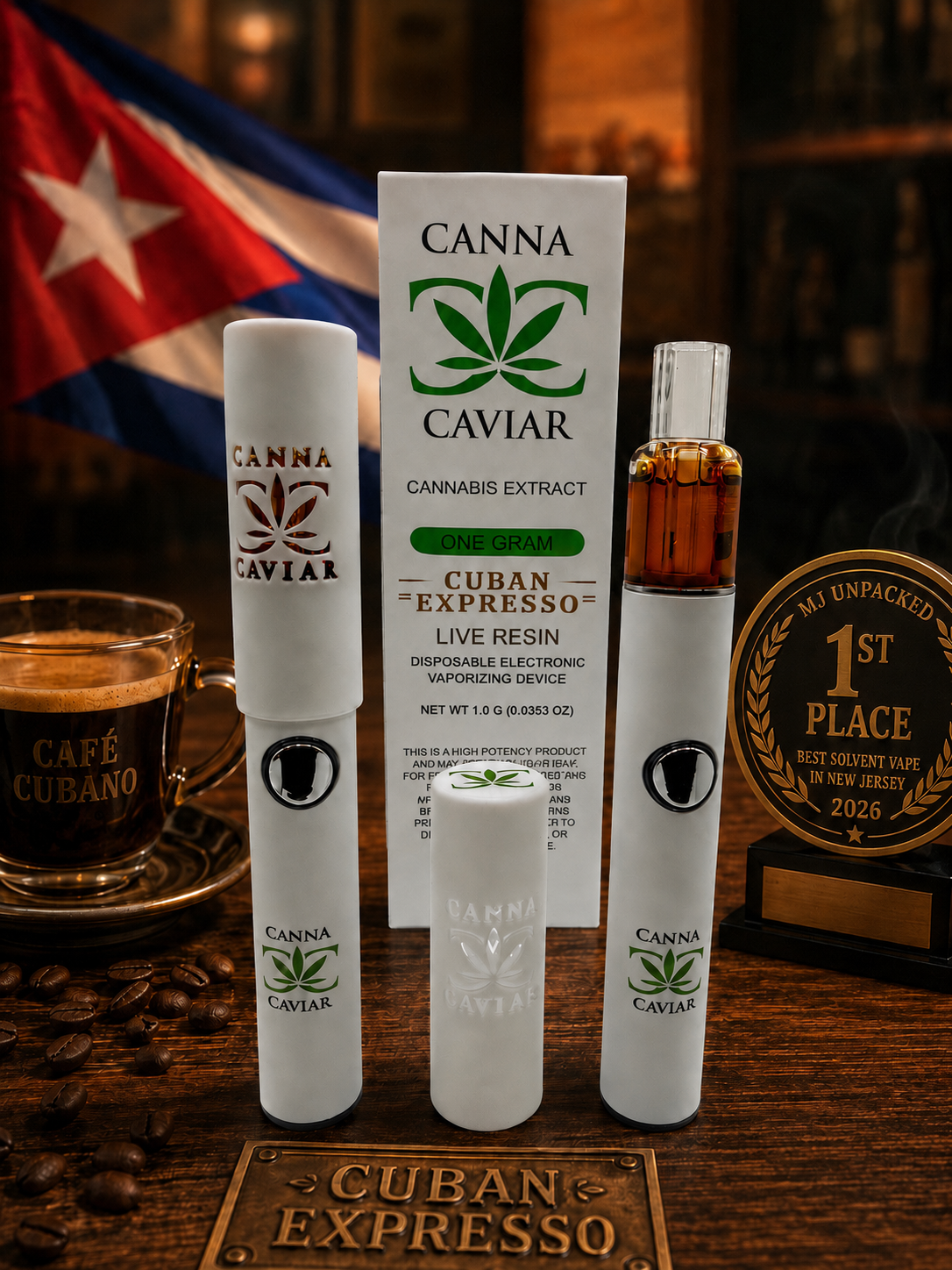 Cuban Expresso - 1g - Live Resin - Disposable 