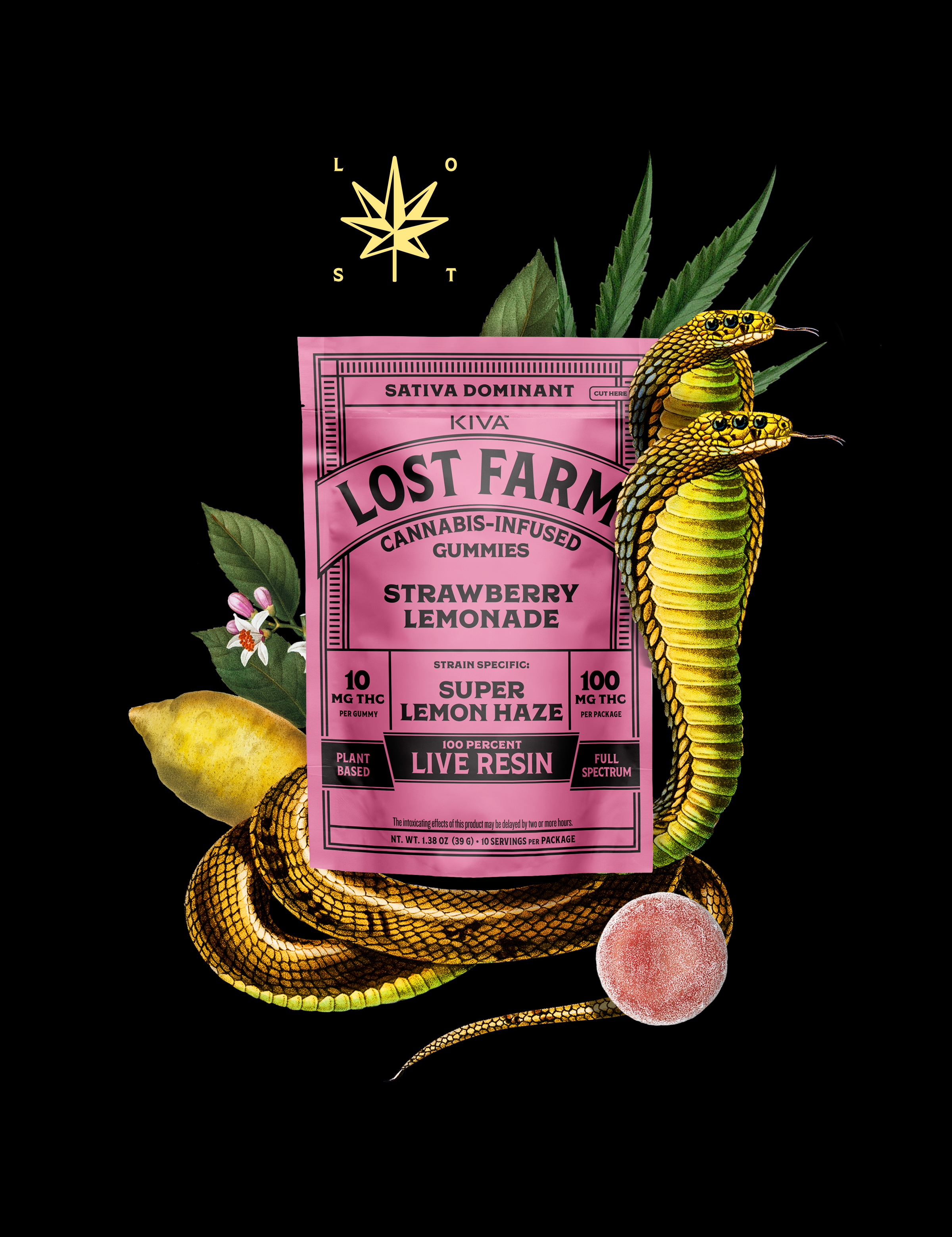 Strawberry Lemonade - Live Resin - 100mg 10pk