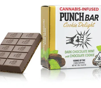 PUNCH BAR: Mint Dark With Cookie