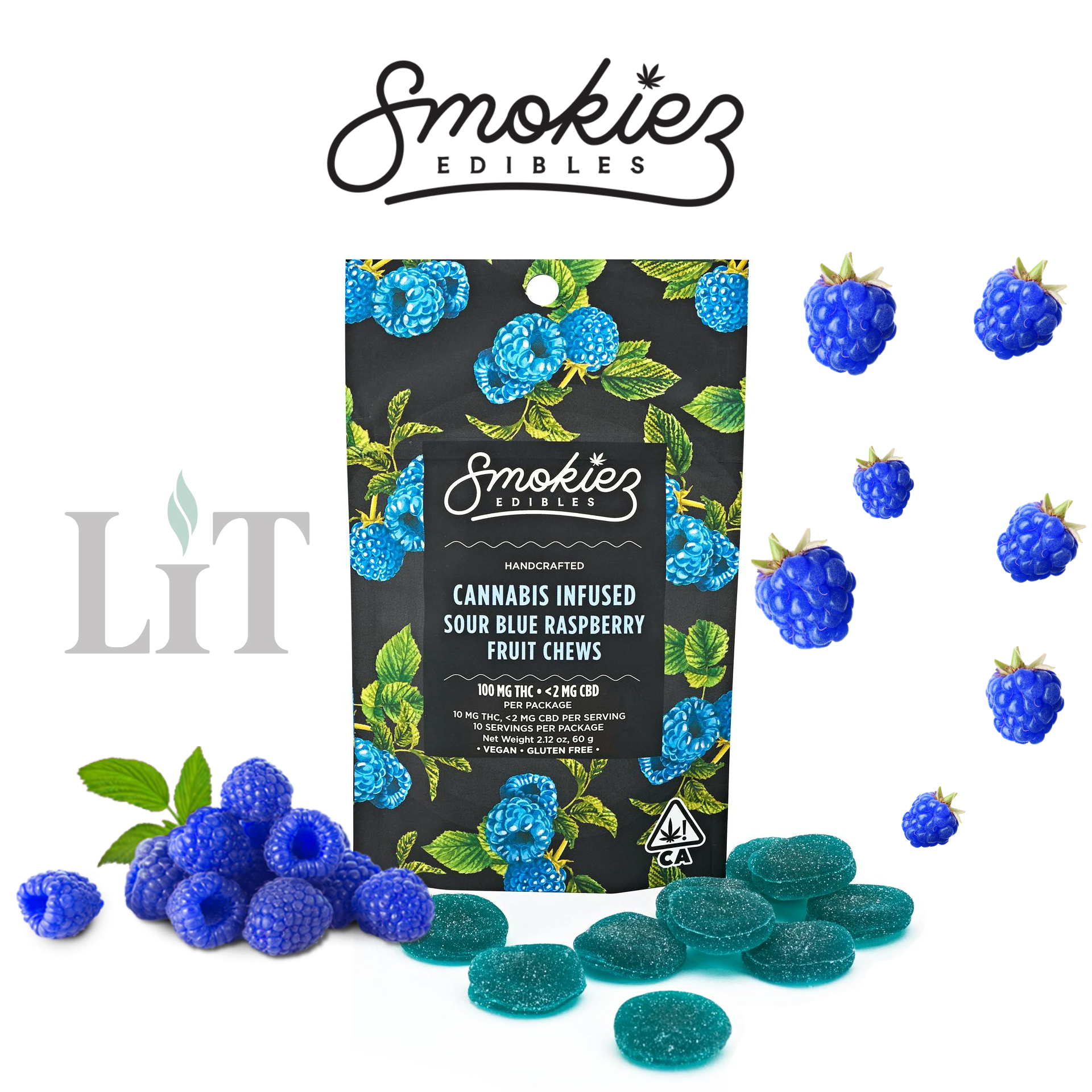Smokiez Edibles — SOUR BLUE RASPBERRY -