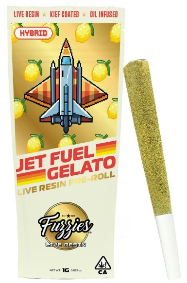 Fuzzies — JET FUEL GELATO - 1G LIVE RESIN