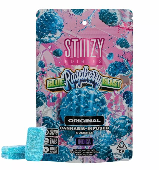 Stiiizy — BLUE RASPBERRY BLAST NANO GUMMIES -