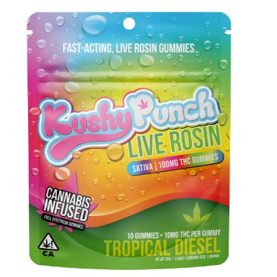 Kushy Punch — TROPICAL DIESEL - LIVE ROSIN GUMMY