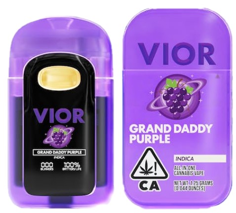 Vior — GRANDDADDY PURPLE - 1.25G AIO