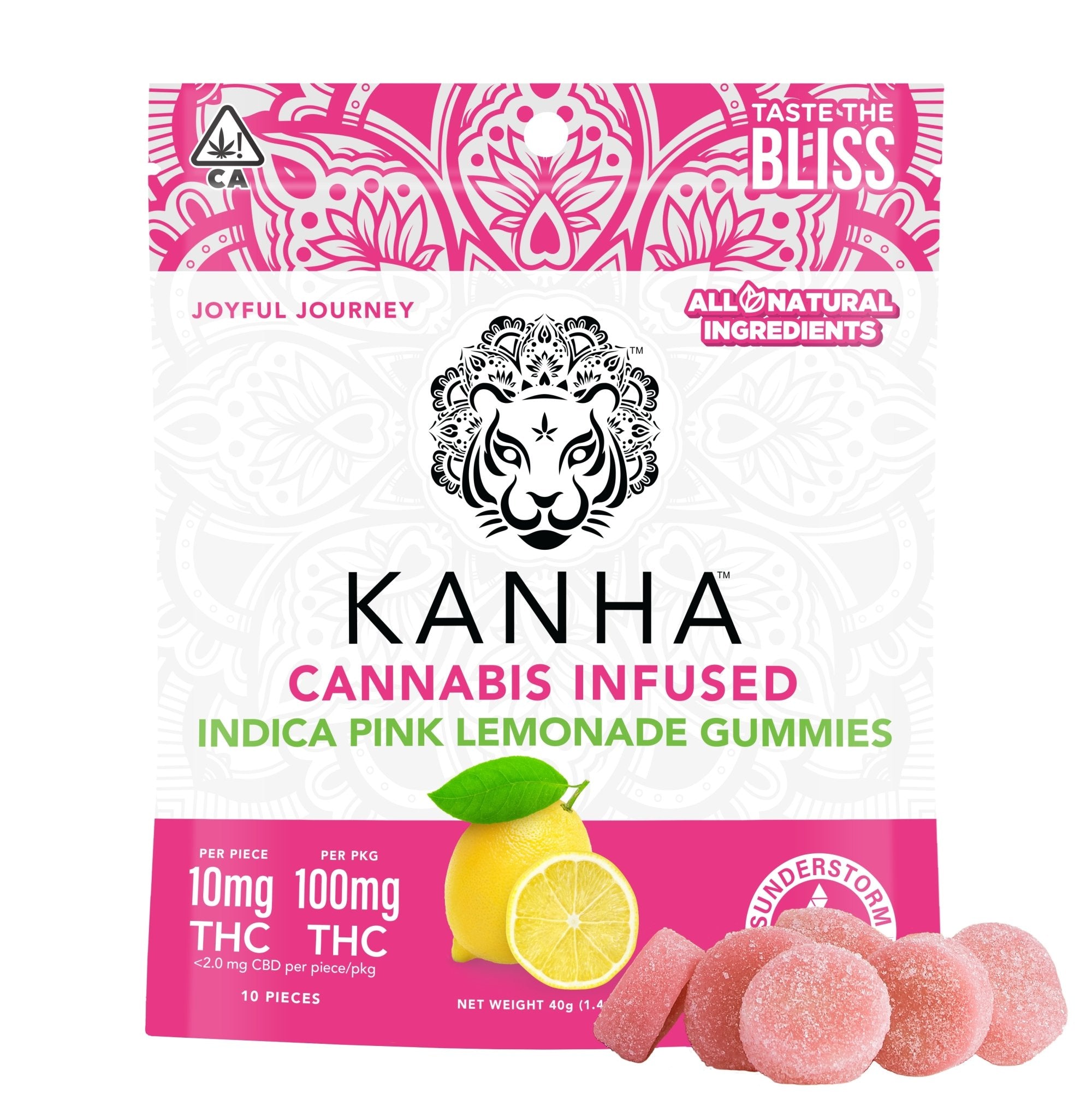 KANHA — PINK LEMONADE - 100MG CLASSIC